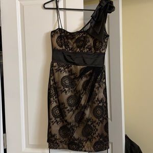 Black and gold lace dress. Worn once